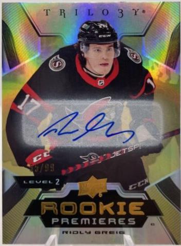 Ridly Greig [Gold Autograph] #189