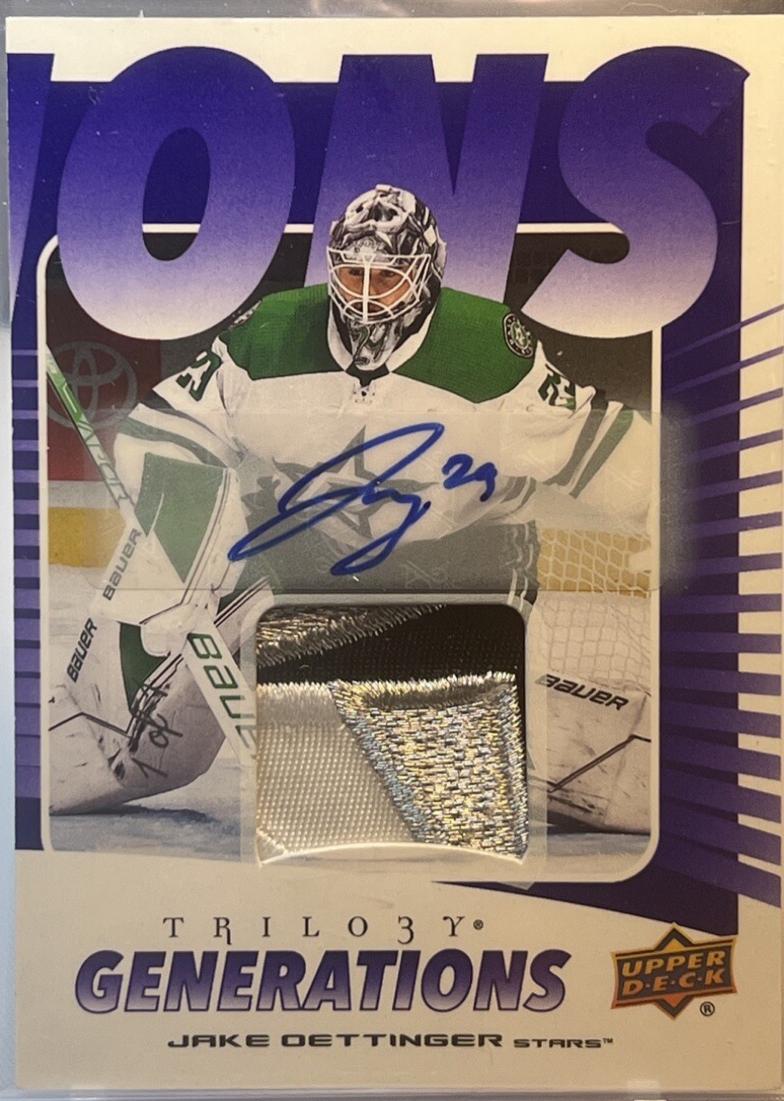 Jake Oettinger [Patch Autograph] #TG-14C