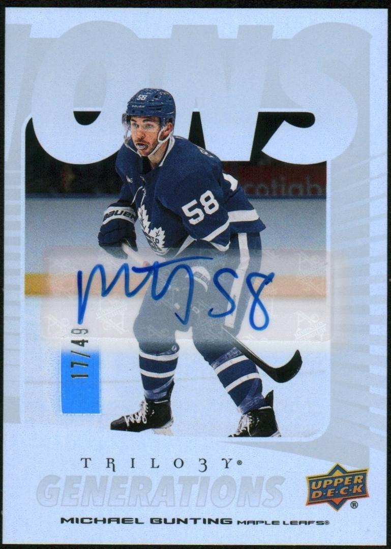 Michael Bunting [Autograph] #TG-8C