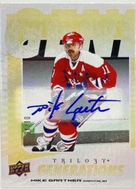 Mike Gartner [Gold Autograph] #TG-17A