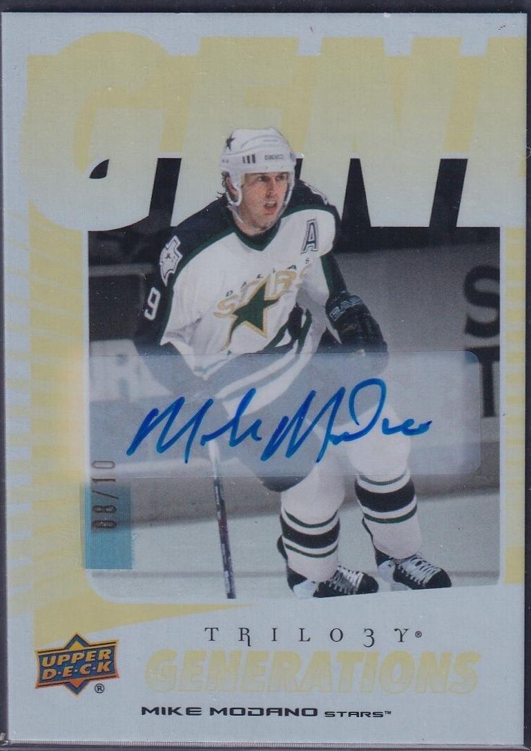 Mike Modano [Gold Autograph] #TG-14A