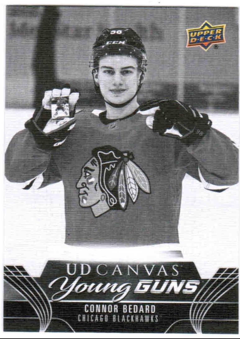 Connor Bedard [Black White] #C382