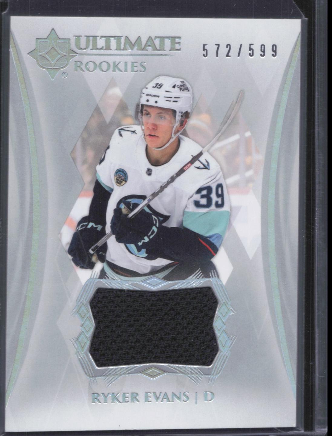Ryker Evans [Jersey Ultimate Rookie] #114