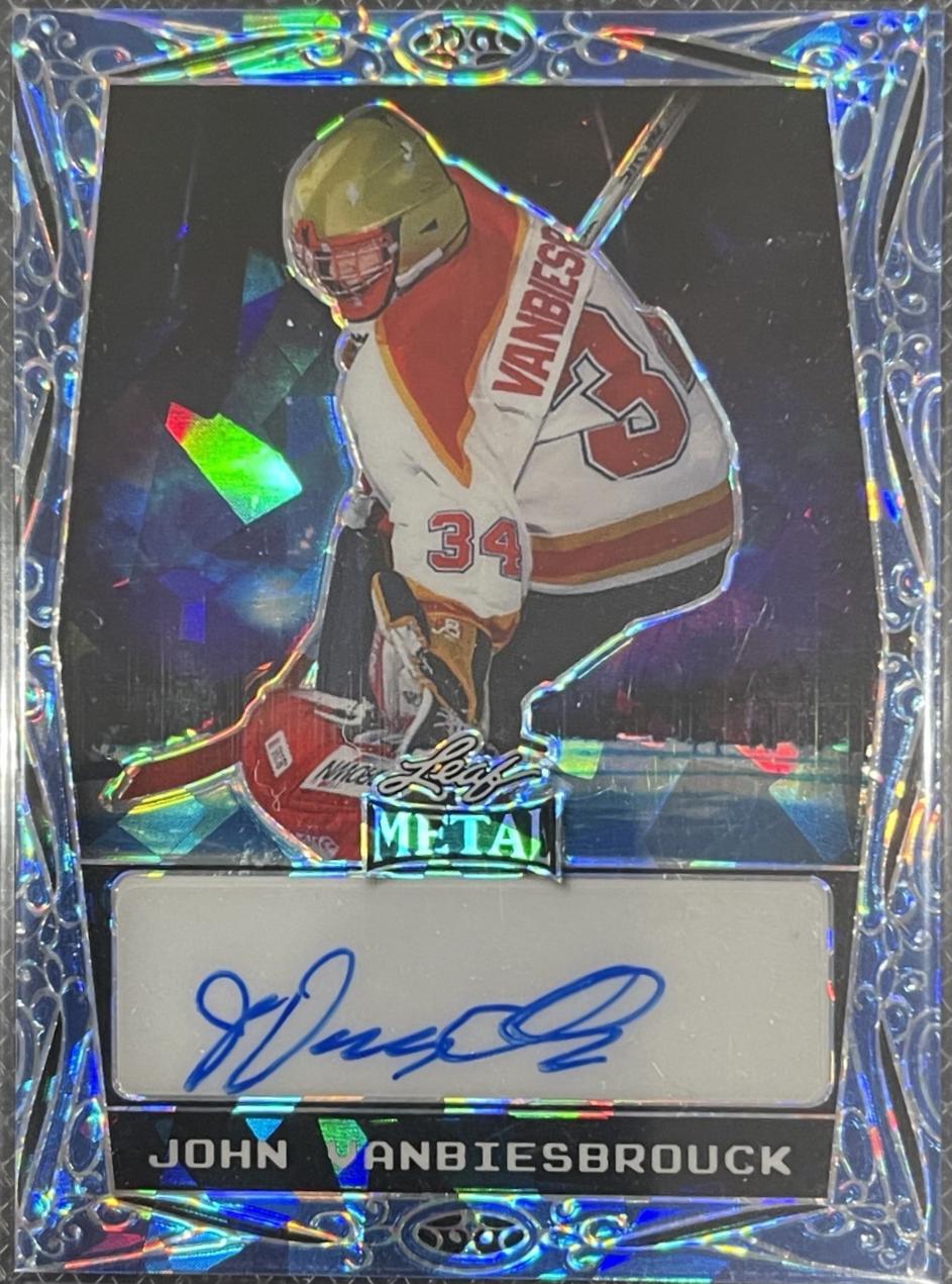 John Vanbiesbrouck [Dark Blue Crystal] #BA-JV1