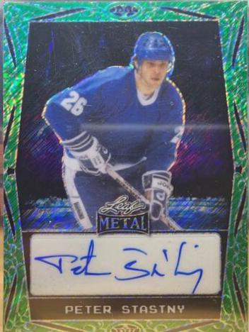 Peter Stastny [Green Diagonal Shimmer] #BA-PS1