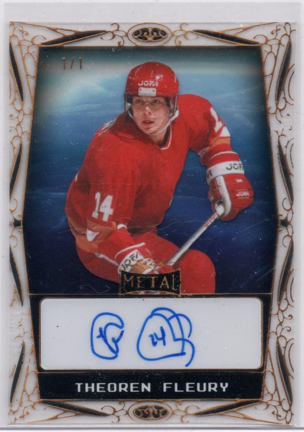 Theoren Fleury [Gold PETG Acetate] #BA-TF1
