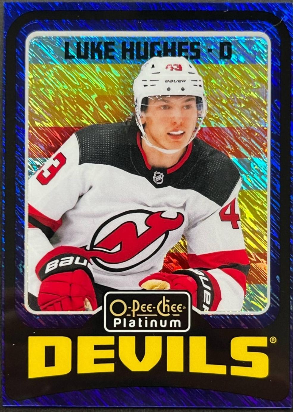 Luke Hughes [Blue Luster] #R37