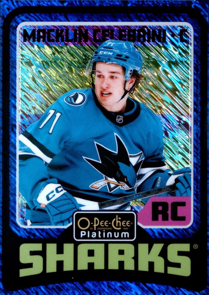 Macklin Celebrini [Blue Luster] #R91