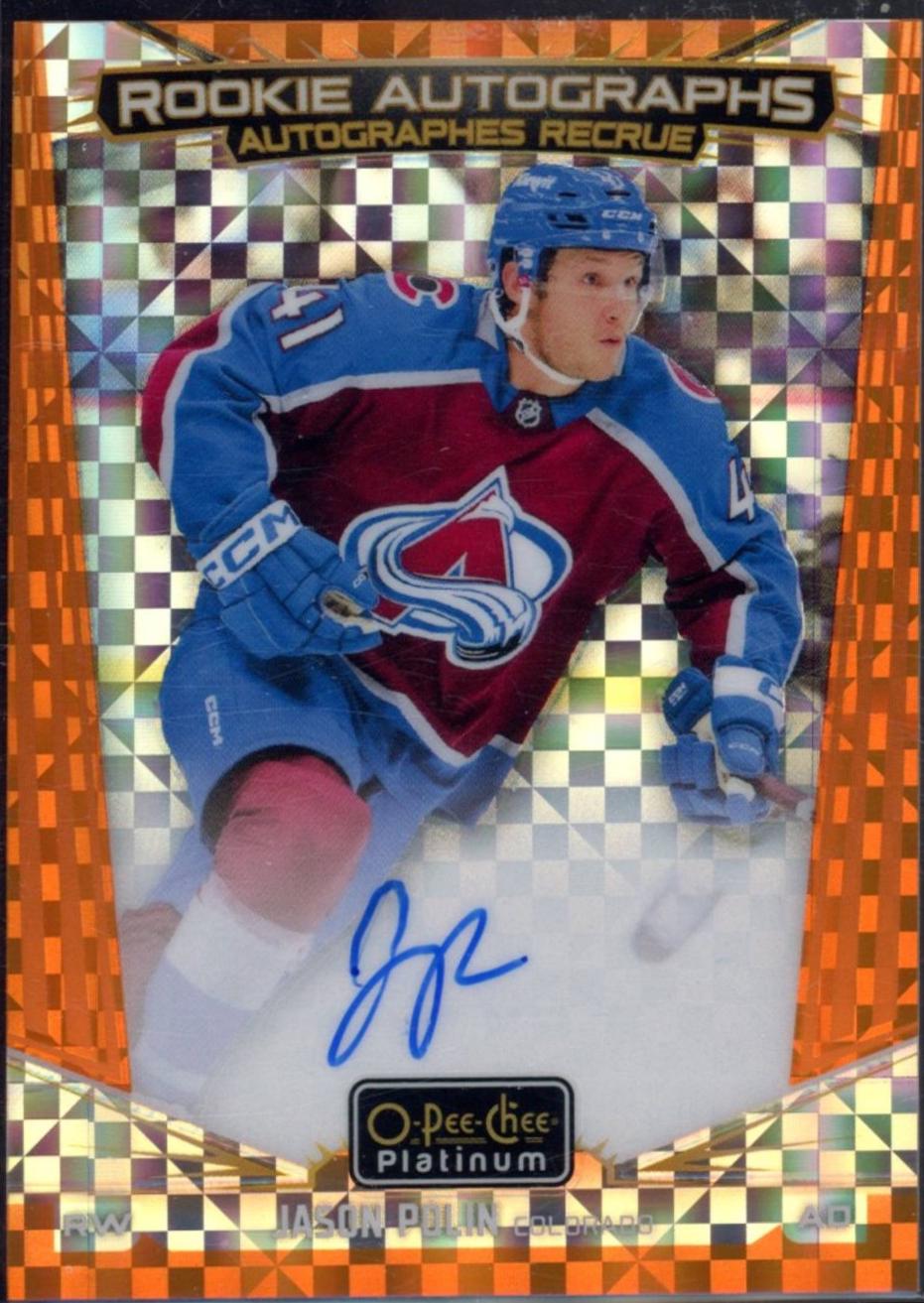 Jason Polin [Orange Checkers] #R-JP