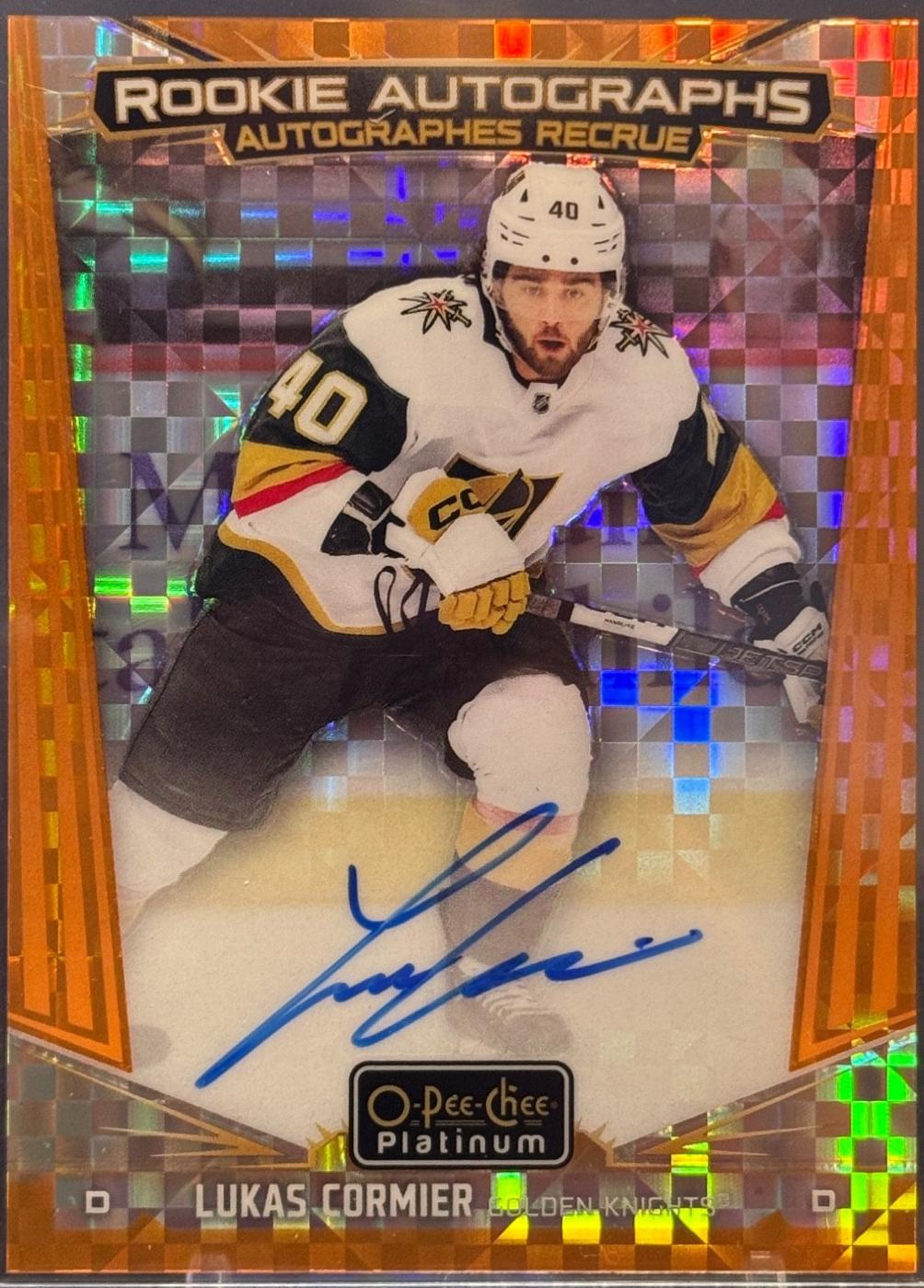 Lukas Cormier [Orange Checkers] #R-LC