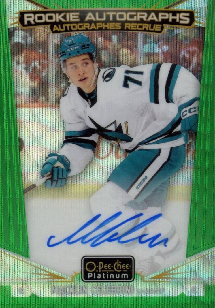Macklin Celebrini [Emerald Surge] #R-CE