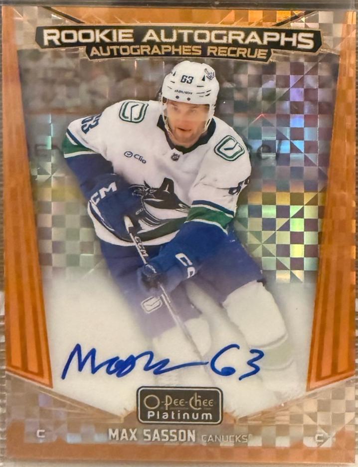 Max Sasson [Orange Checkers] #R-SS