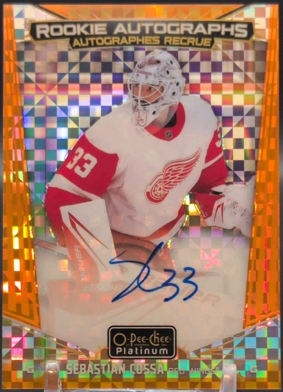 Sebastian Cossa [Orange Checkers] #R-SB