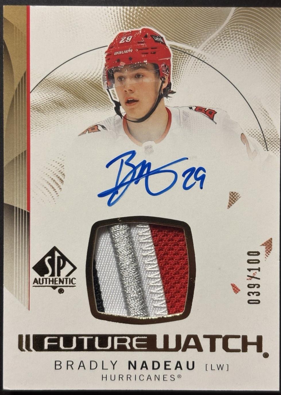 Bradly Nadeau [Autograph Patch] #148