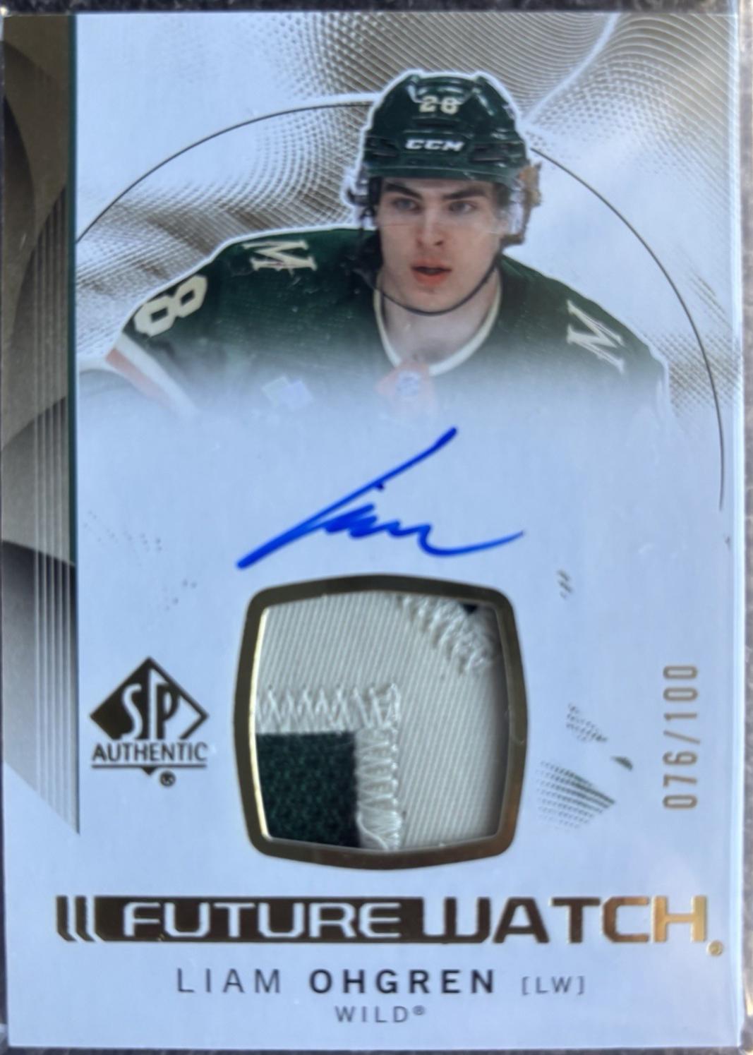 Liam Ohgren [Autograph Patch] #143