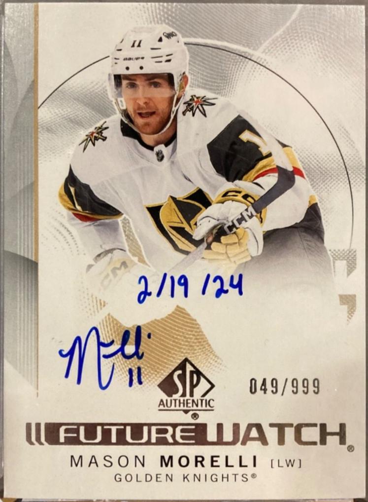 Mason Morelli [Inscribed Autograph] #119