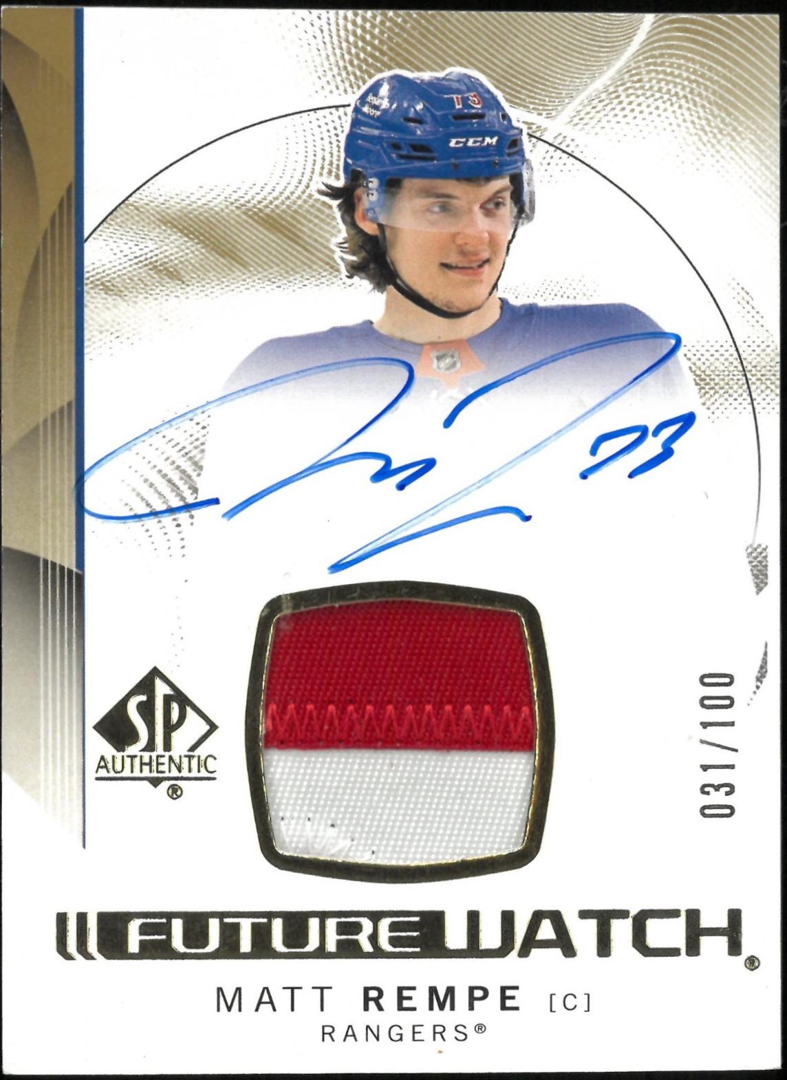 Matt Rempe [Autograph Patch] #109