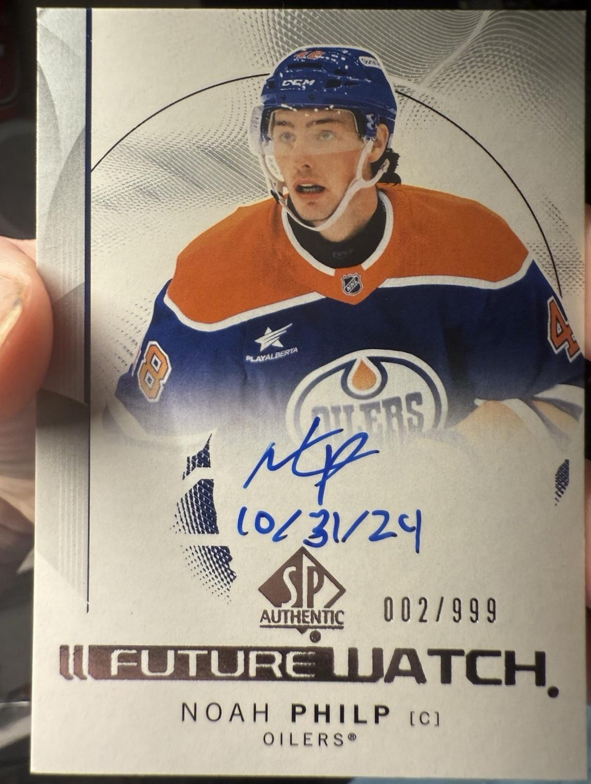Noah Philp [Inscribed Autograph] #194