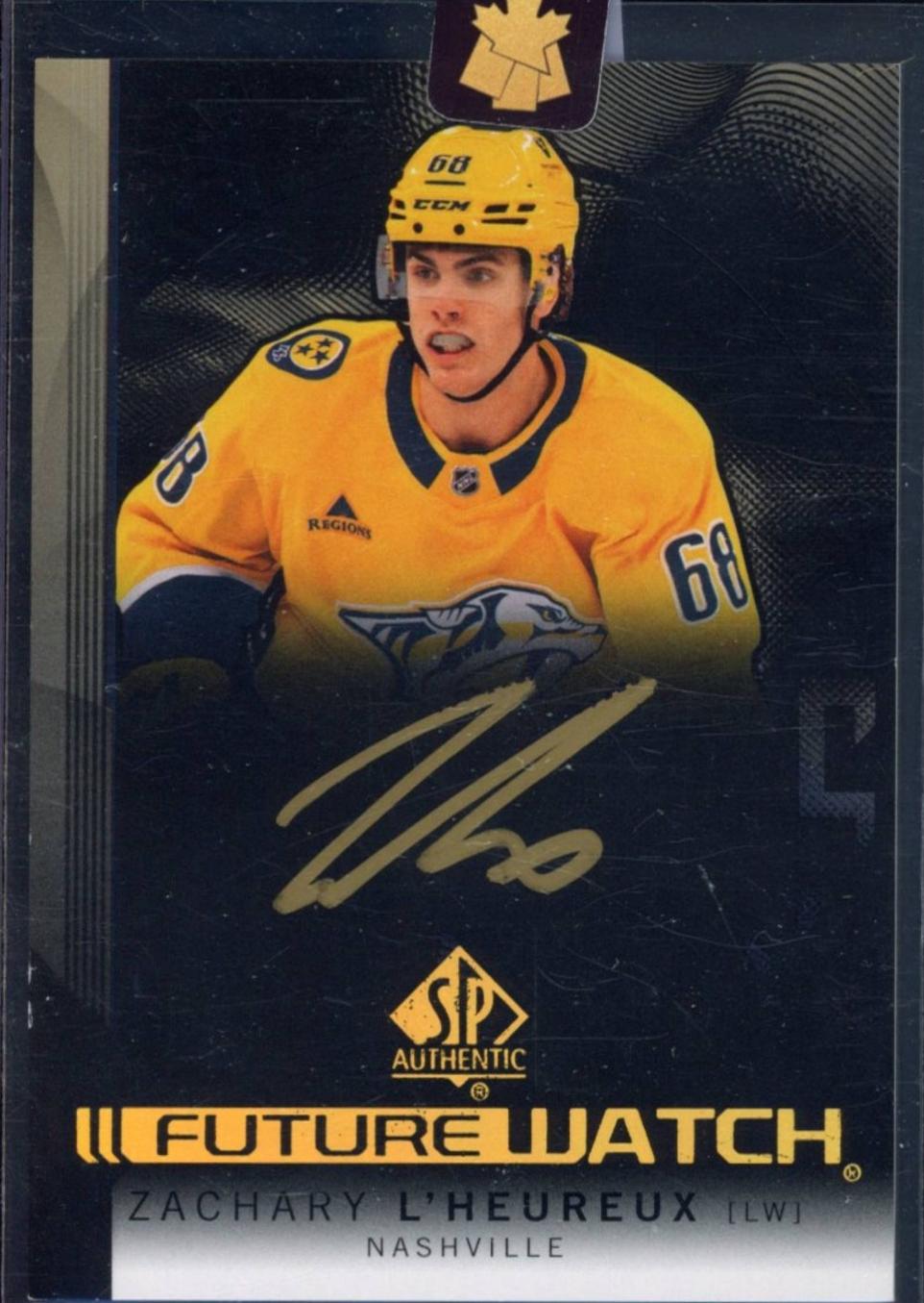 Zachary L'Heureux [Black Autograph] #181