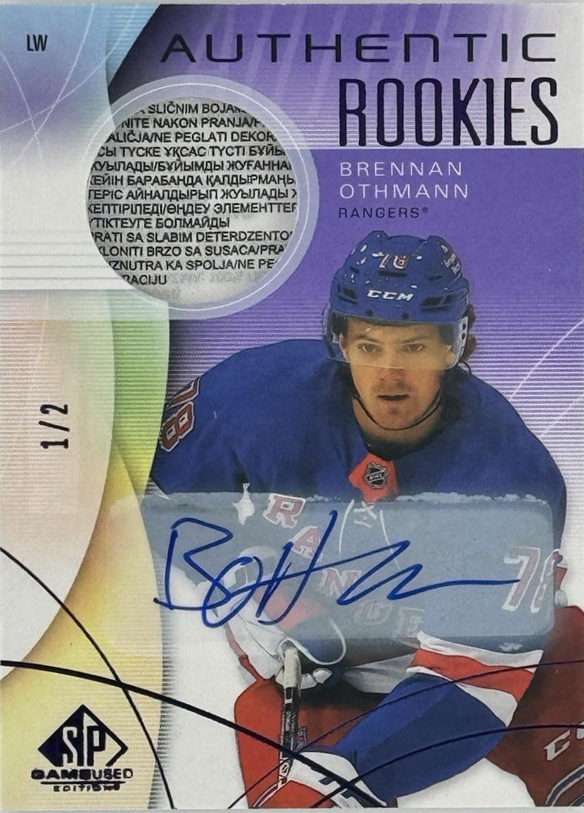 Brennan Othmann [Purple Auto Sponsor Logo Patch] #202