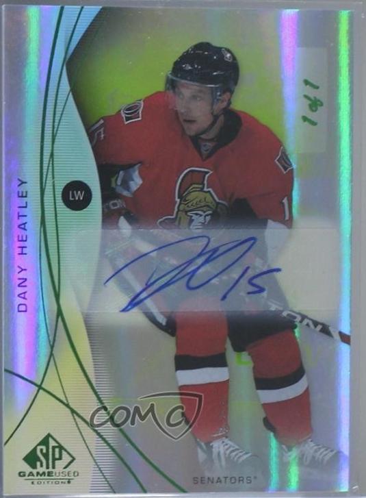 Dany Heatley [Green Autograph] #200