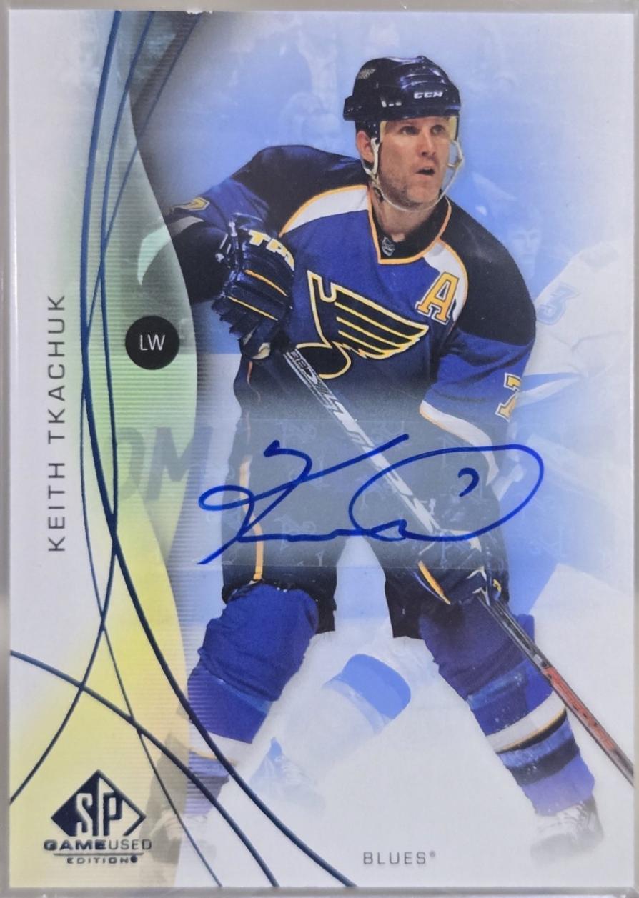 Keith Tkachuk [Blue Autograph] #191