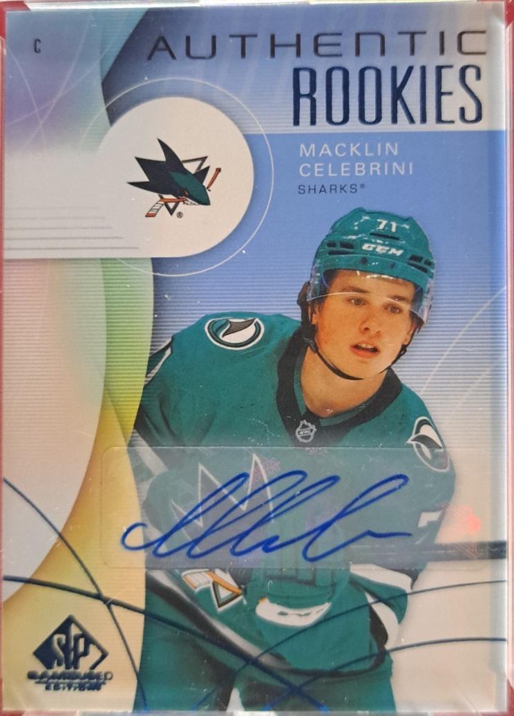 Macklin Celebrini [Purple Autograph] #215
