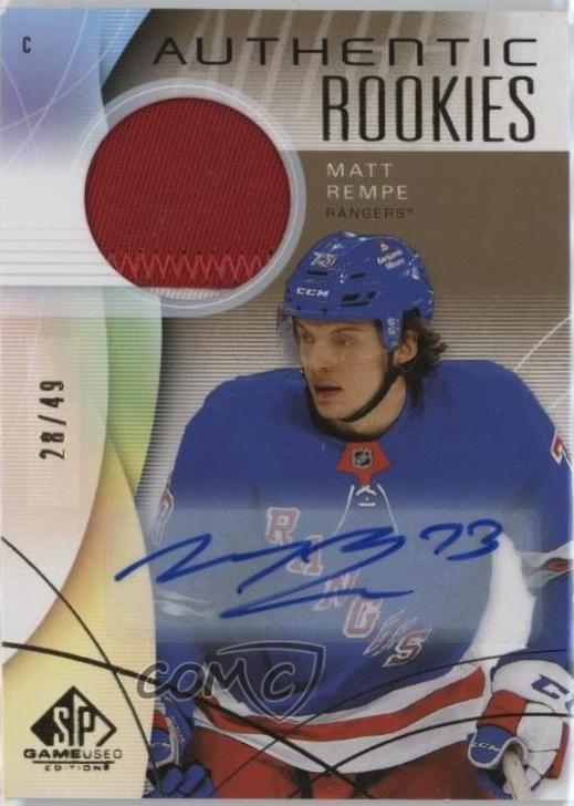Matt Rempe [Gold Auto Premium Memorabilia] #240