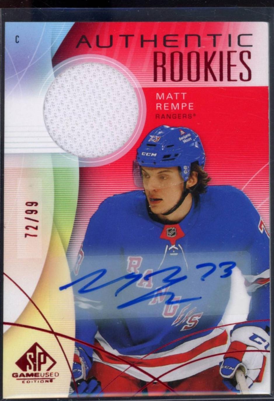 Matt Rempe [Red Auto Jersey] #240
