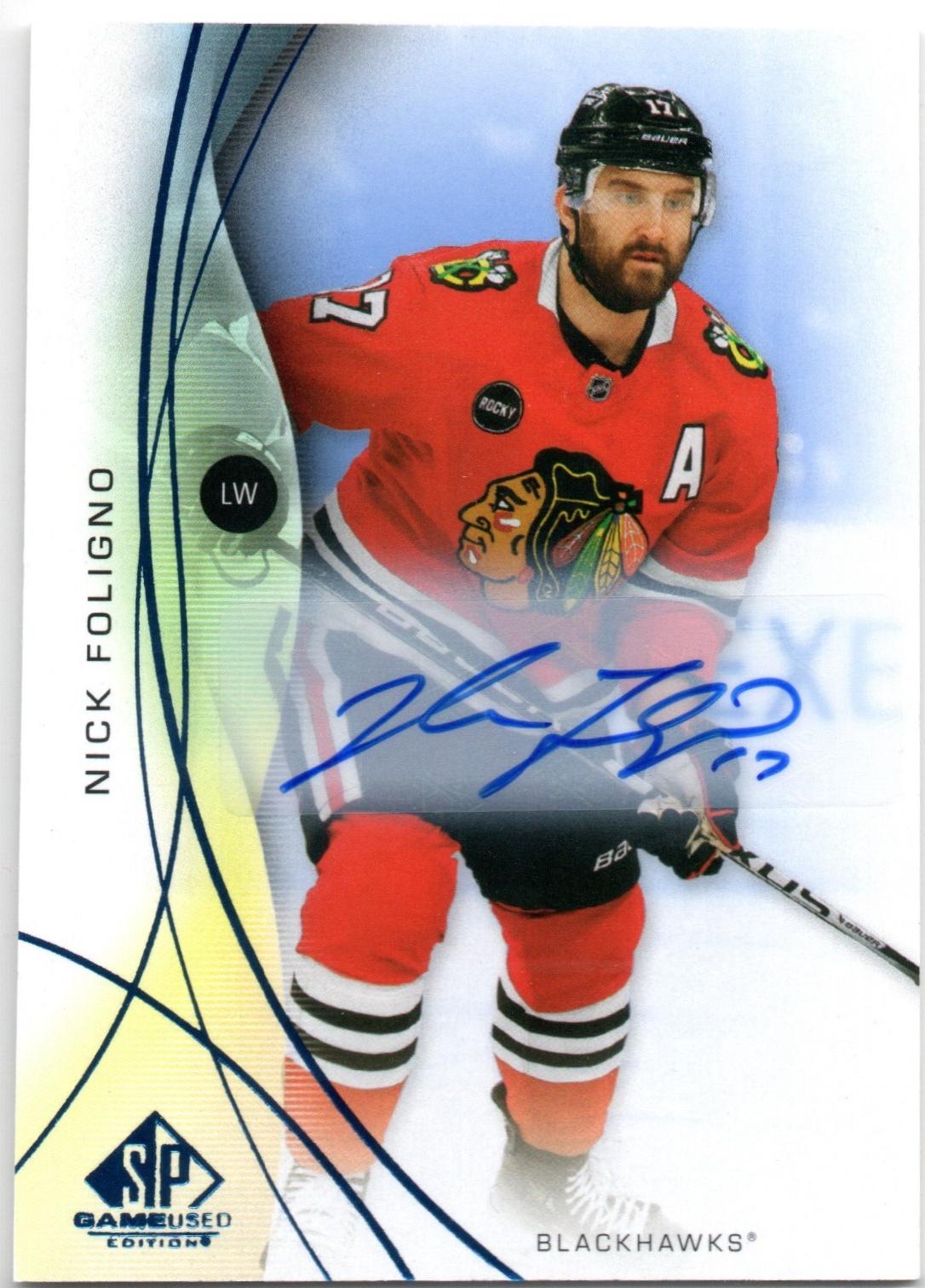Nick Foligno [Blue Autograph] #71
