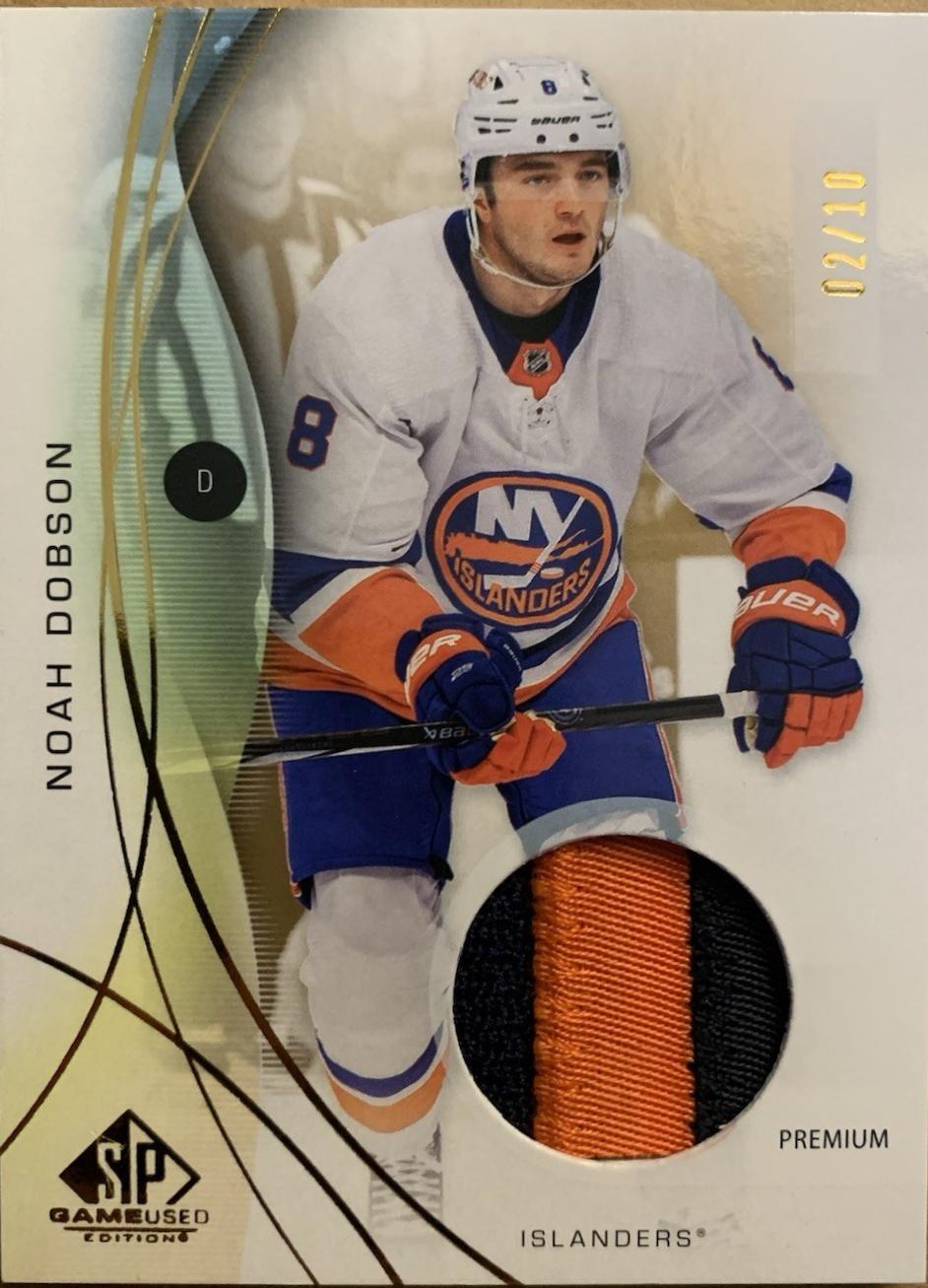 Noah Dobson [Gold Premium Memorabilia] #11