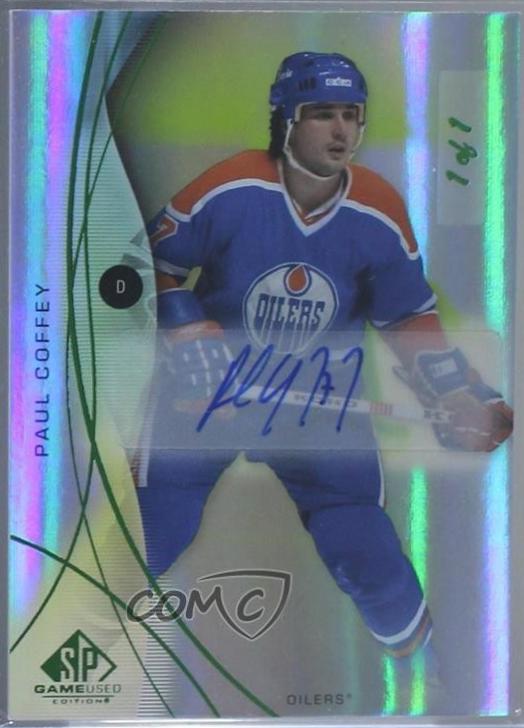 Paul Coffey [Green Autograph] #177