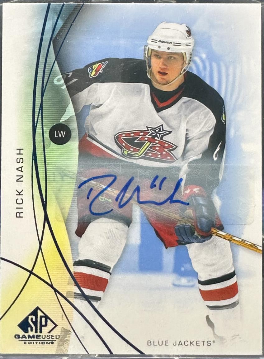 Rick Nash [Blue Autograph] #187