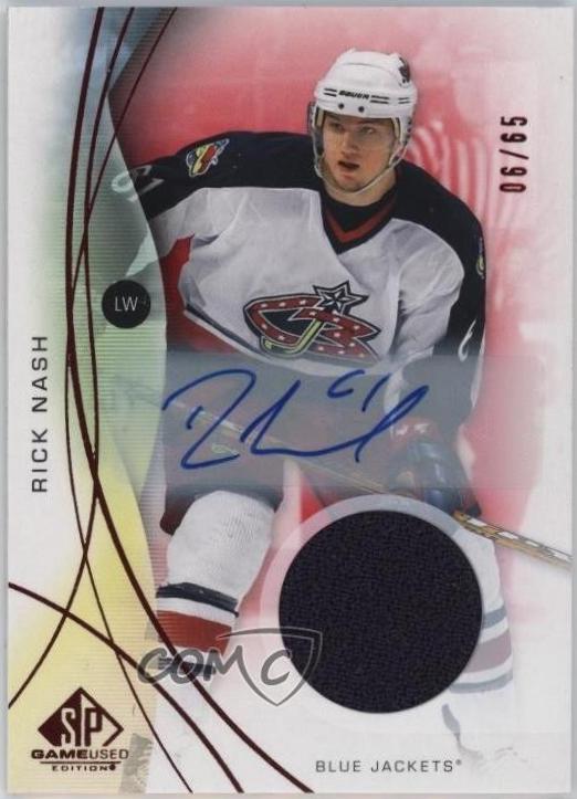 Rick Nash [Red Auto Jersey] #187