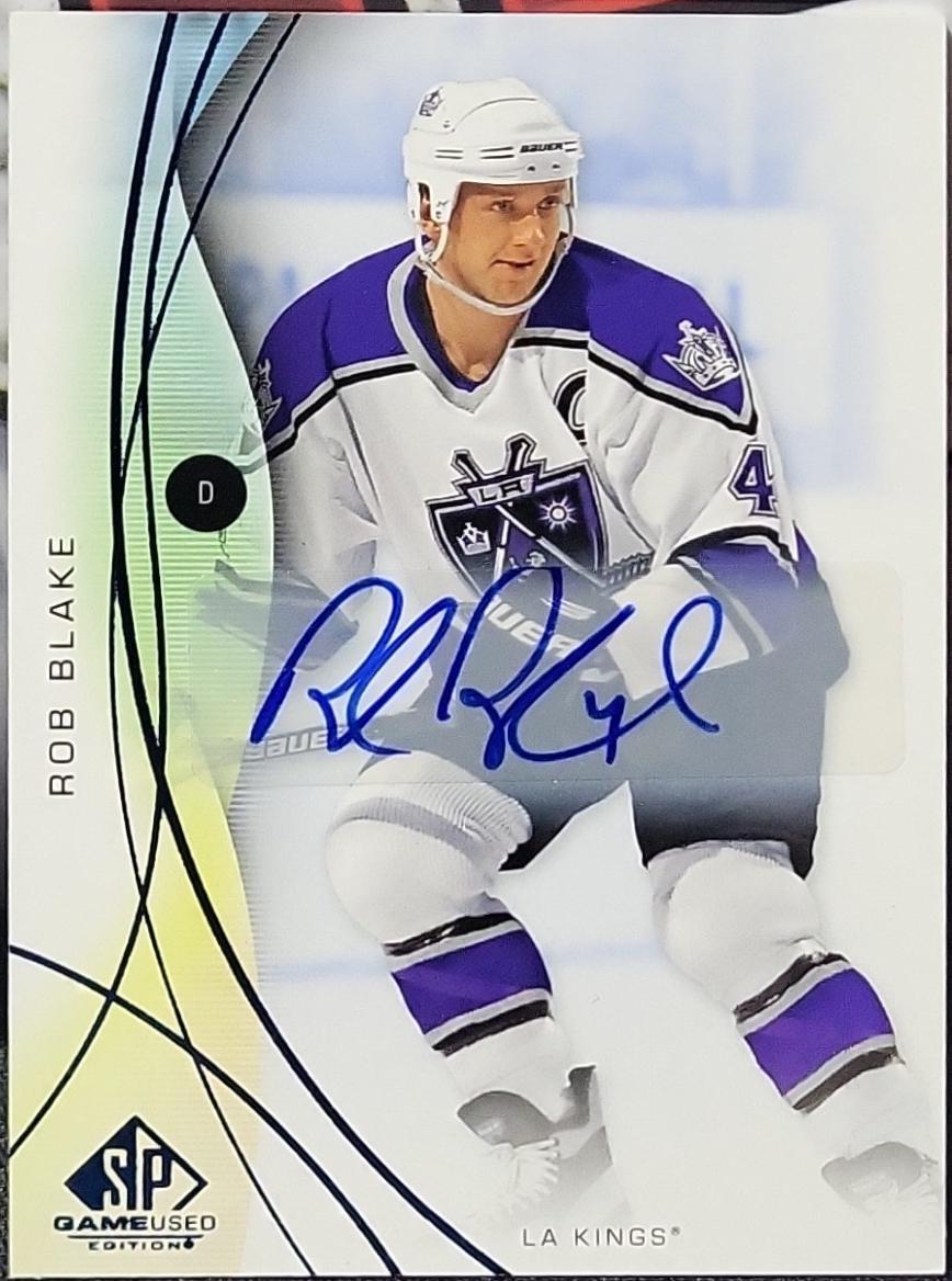 Rob Blake [Blue Autograph] #168