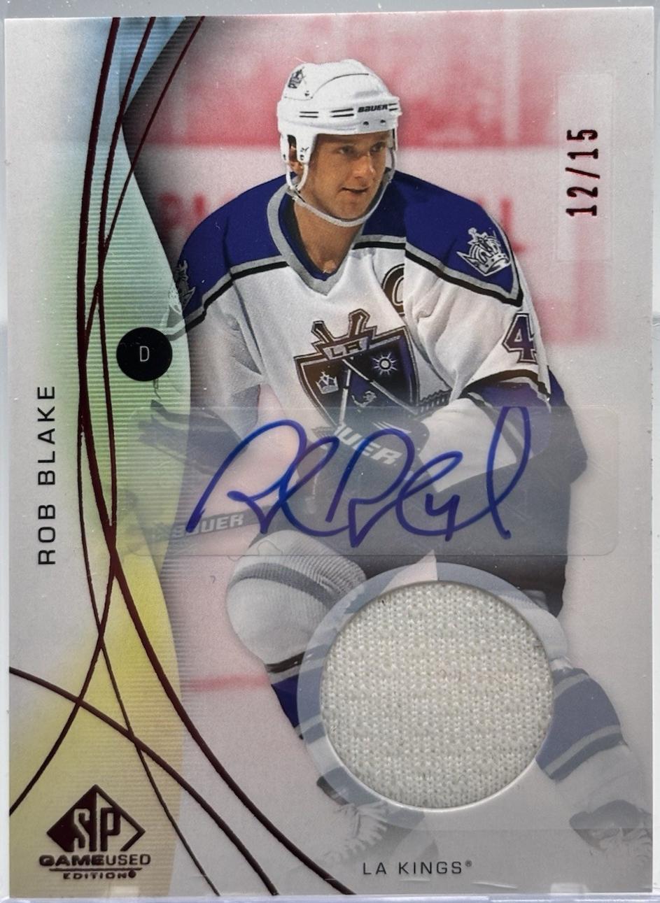 Rob Blake [Red Auto Jersey] #168