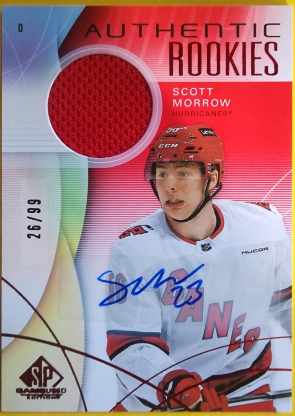 Scott Morrow [Red Auto Jersey] #257