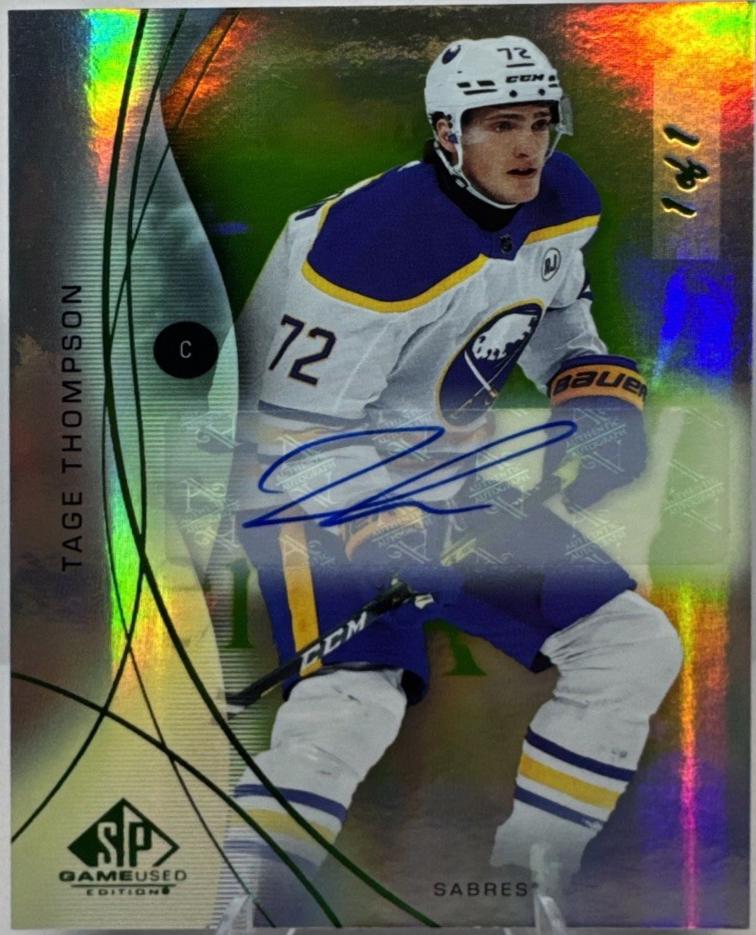 Tage Thompson [Green Autograph] #42