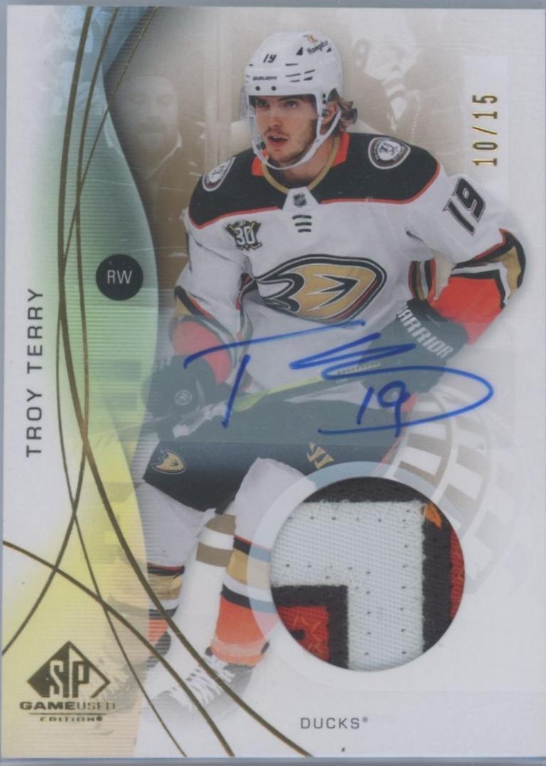 Troy Terry [Gold Auto Premium Memorabilia] #70