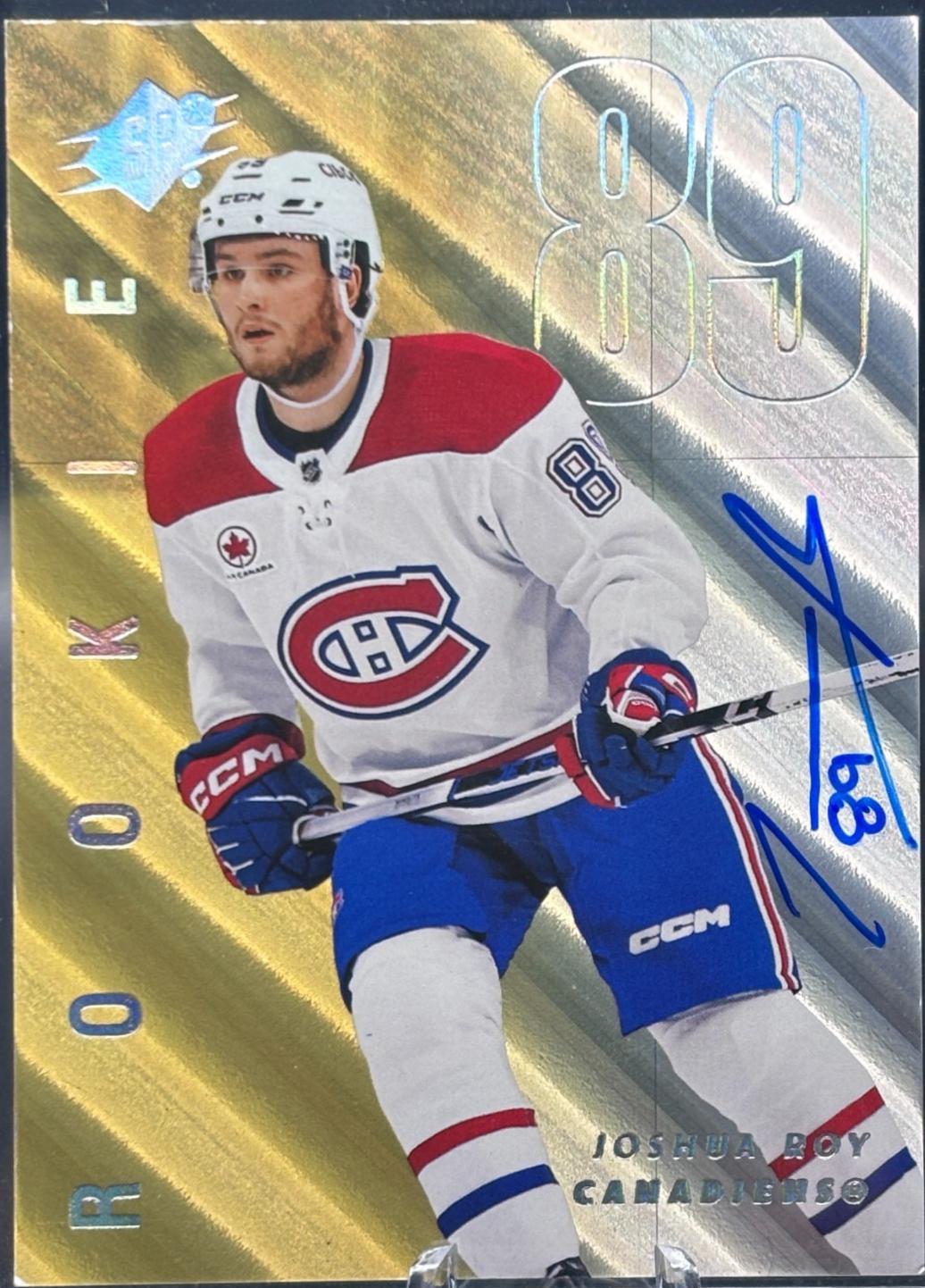 Joshua Roy [Gold Spectrum Blue Autograph] #124