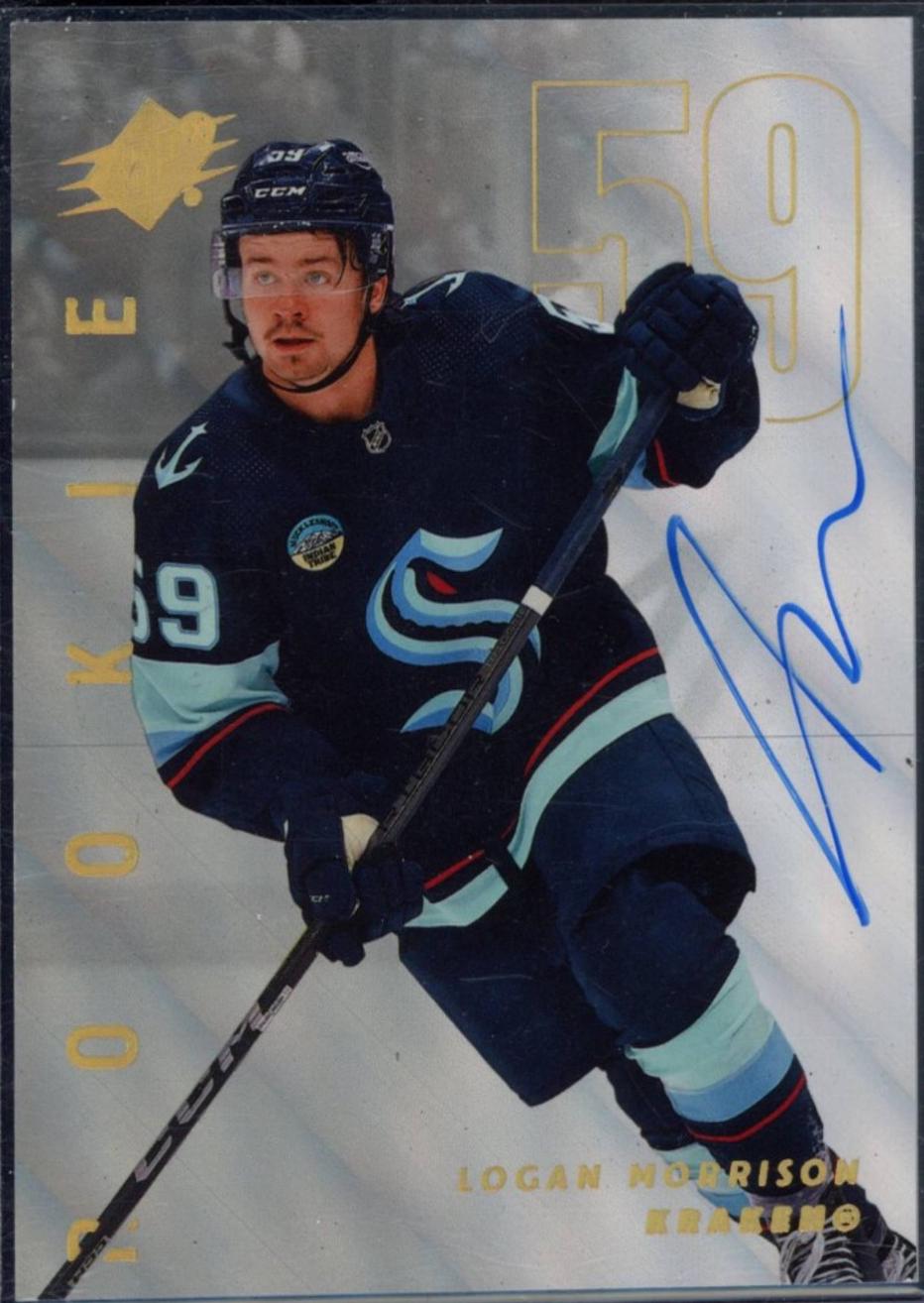 Logan Morrison [Silver Spectrum Blue Autograph] #107