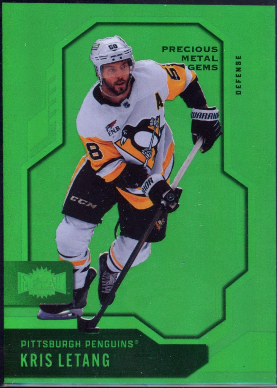 Kris Letang [Green Precious Metal Gems] #26