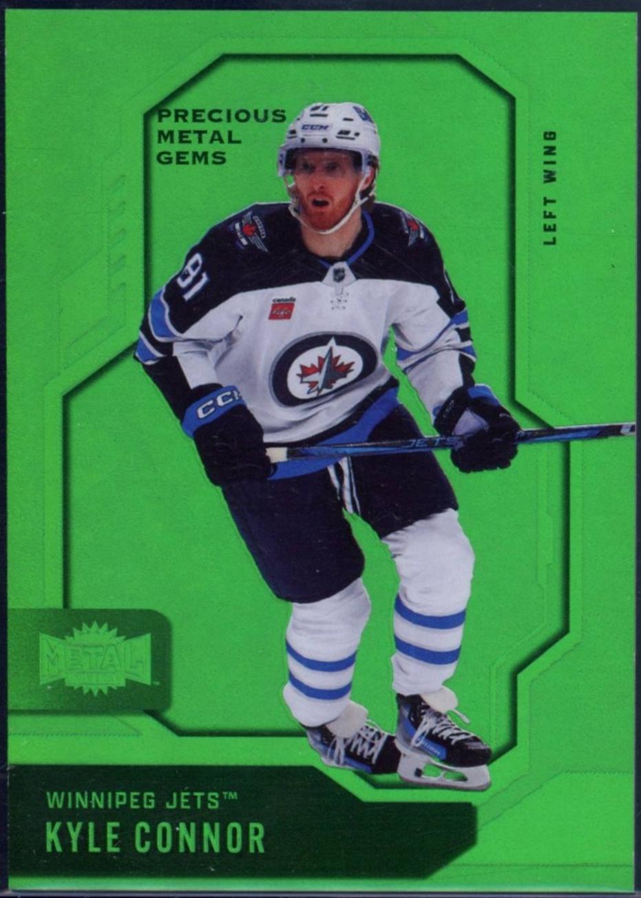 Kyle Connor [Green Precious Metal Gems] #100