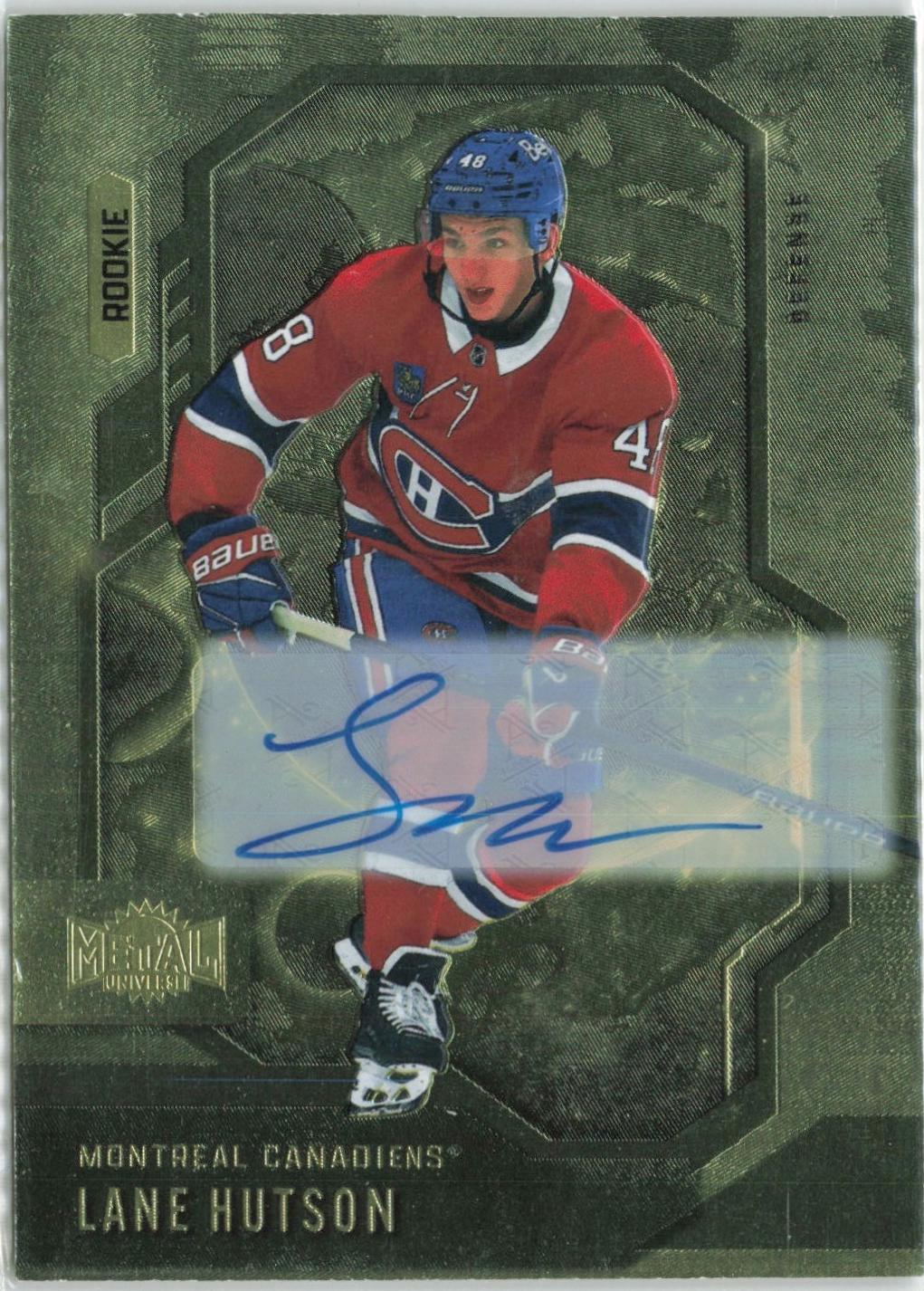 Lane Hutson [Gold Autograph] #101