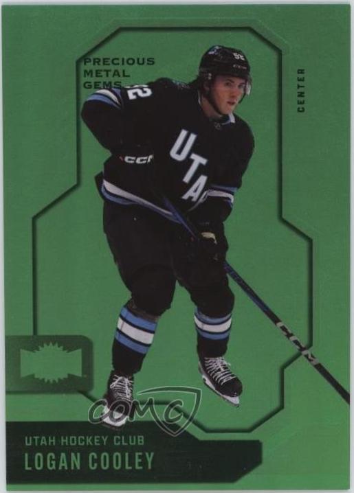 Logan Cooley [Green Precious Metal Gems] #81