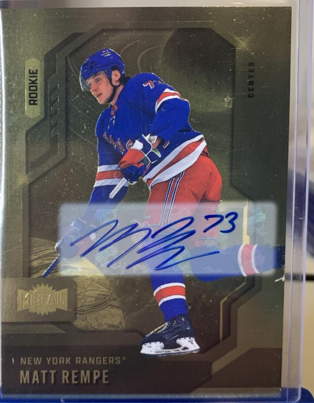 Matt Rempe [Gold Autograph] #108