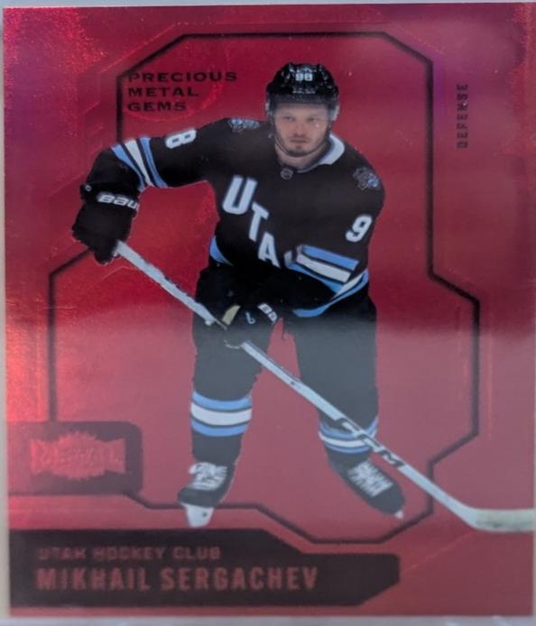 Mikhail Sergachev [Red Precious Metal Gems] #35