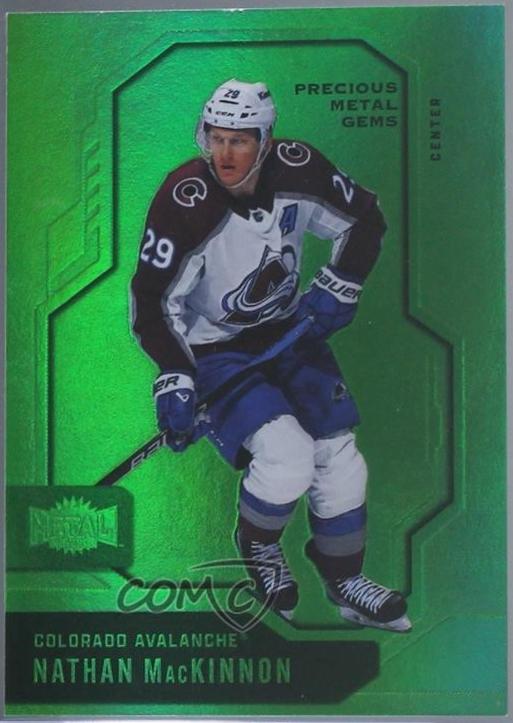 Nathan MacKinnon [Green Precious Metal Gems] #44