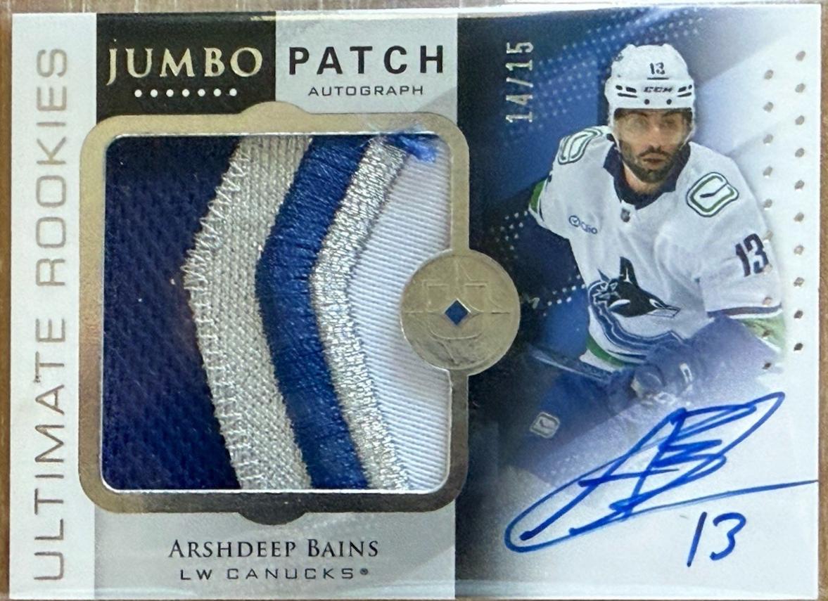 Arshdeep Bains [Jumbo Patch Auto] #162
