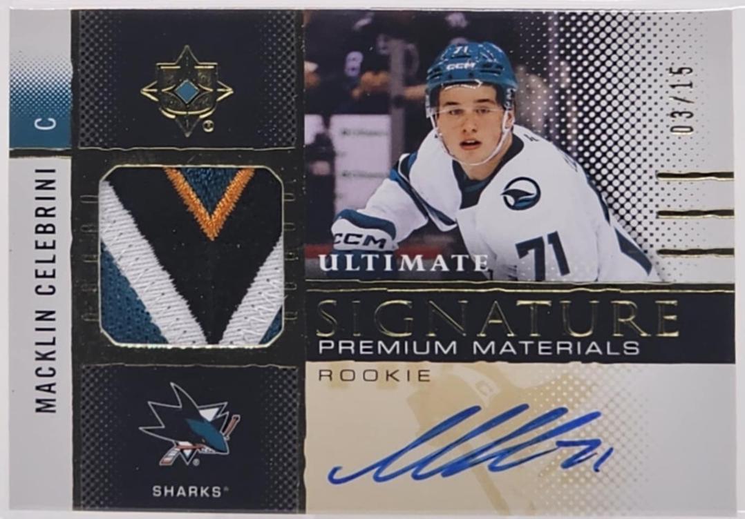 Macklin Celebrini [Jumbo Patch Auto] #194